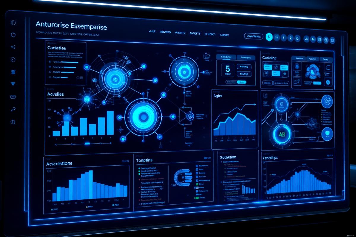 AI Agents & Automation — QuantQ enterprise technology visualization